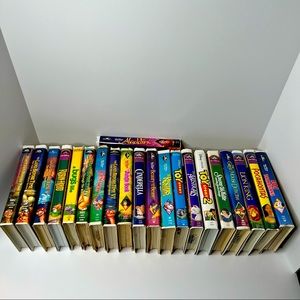 Disney vhs lot